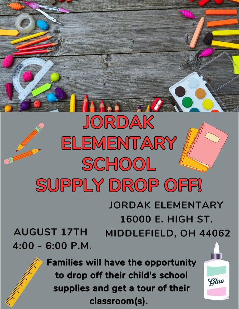 JES Supply Drop Off Cardinal Local Schools