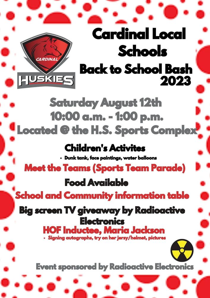 Back to School Bash! Cardinal Local Schools